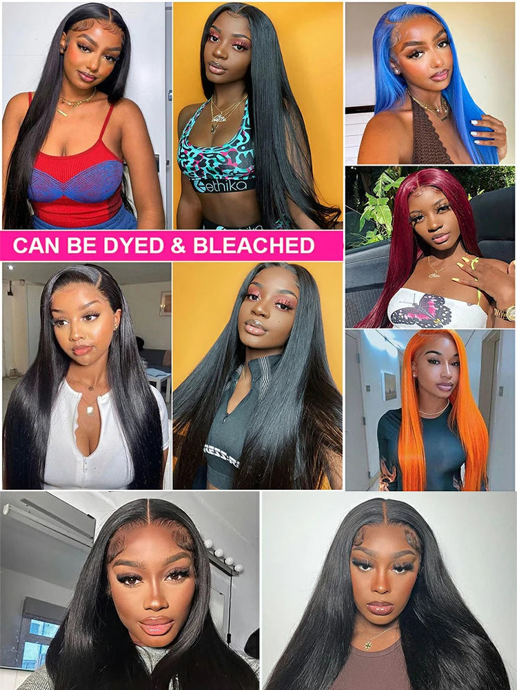 9x6 7x5 5X5 Straight Pre Cut Glueless Wig 100% Human Hair Ready To Wear And Go PrePlucked HD Lace Wigs 13x4 13x6 Lace Front Wigs