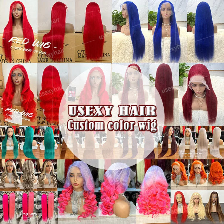 Glueless Lace Front Wigs for Black Women 99j Burgundy Color Preplucked Human Hair Wigs 360 Full Lace Water Wave hd Frontal Wig