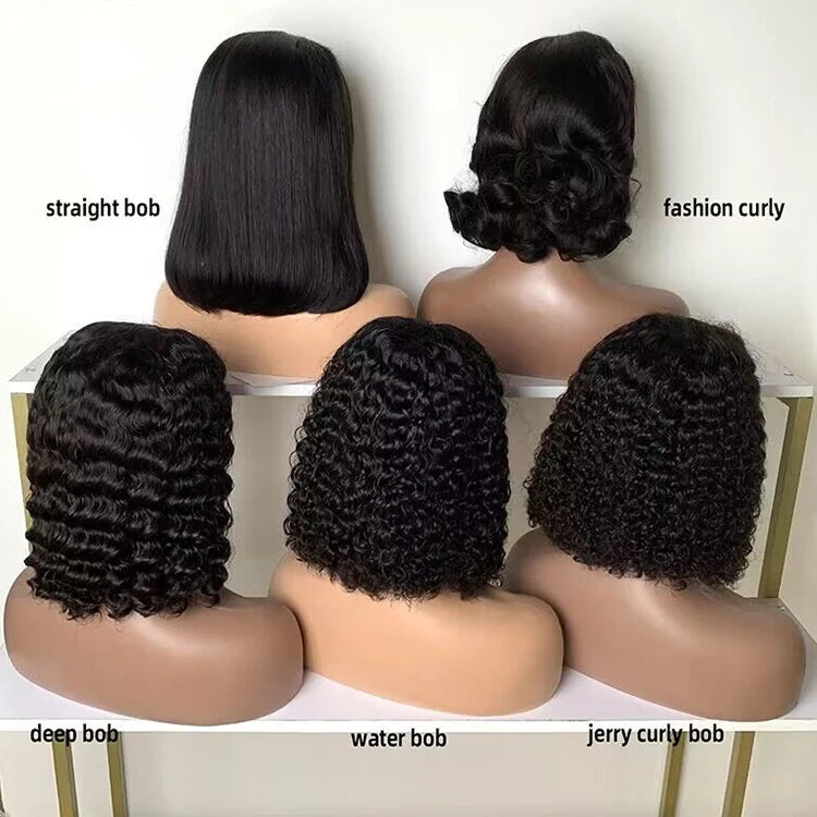 Glueless Lace Front Wigs for Black Women 99j Burgundy Color Preplucked Human Hair Wigs 360 Full Lace Water Wave hd Frontal Wig