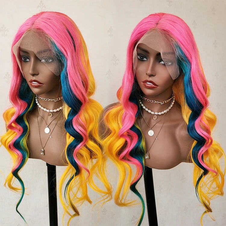 Glueless Lace Front Wigs for Black Women 99j Burgundy Color Preplucked Human Hair Wigs 360 Full Lace Water Wave hd Frontal Wig