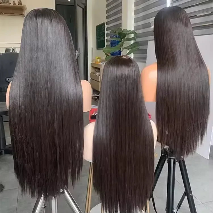 13x6 hd Human Hair Lace Front Glueless Full hd Lace Frontal Wig Vendor Vietnamese Hair Bone Straight Human Hair Wigs Raw Hair