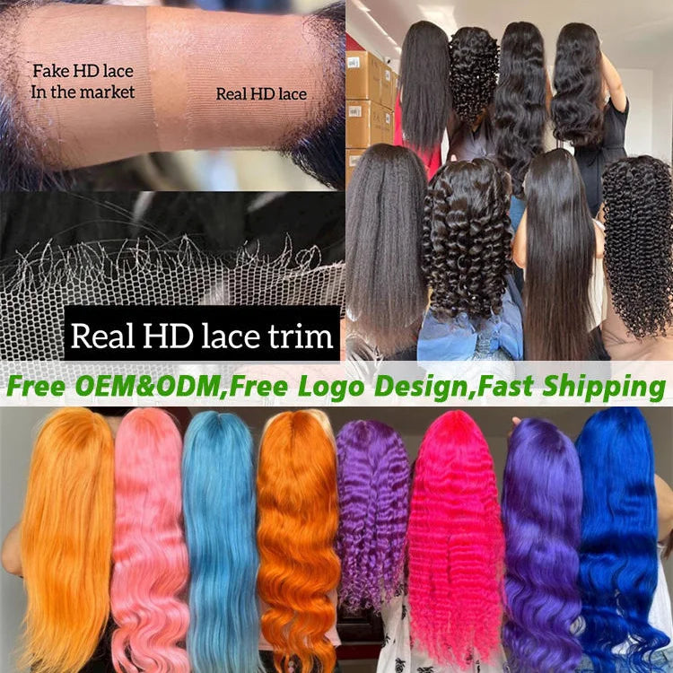 Glueless Lace Front Wigs for Black Women 99j Burgundy Color Preplucked Human Hair Wigs 360 Full Lace Water Wave hd Frontal Wig