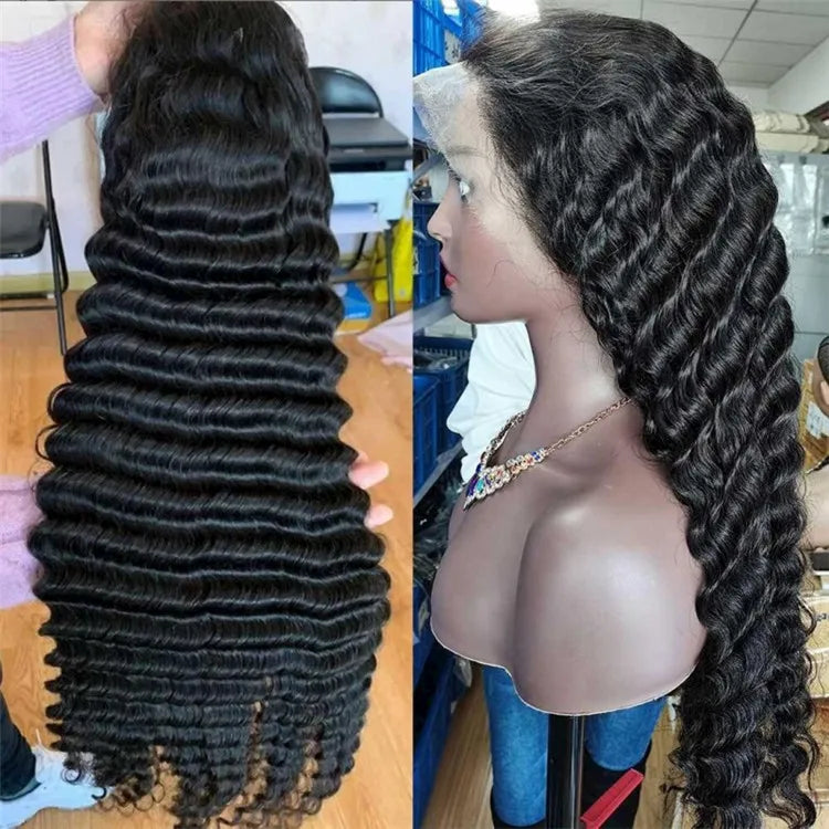 Glueless Lace Front Wigs for Black Women 99j Burgundy Color Preplucked Human Hair Wigs 360 Full Lace Water Wave hd Frontal Wig
