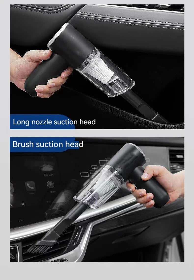Vacuum Cleaner in Car Vacuum Cleaner Combination USB Charging Car Household with Fully Automatic High Power Powerful Cleaning