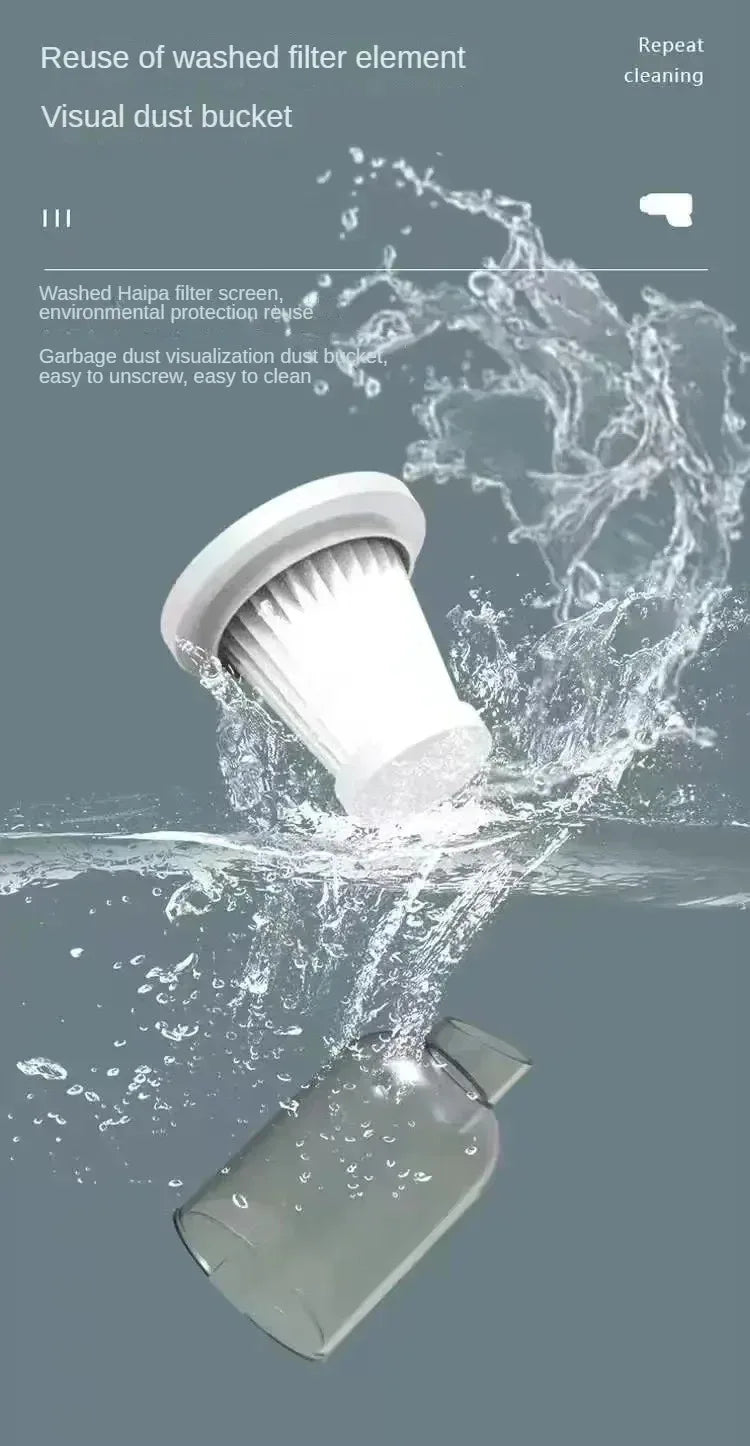 Vacuum Cleaner in Car Vacuum Cleaner Combination USB Charging Car Household with Fully Automatic High Power Powerful Cleaning