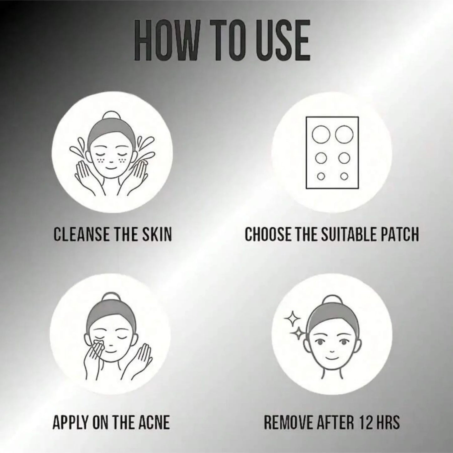 600 Pimple Patches | Trendy, Celebrity-Inspired Concealer, Absorbent, and Anti-Acne | Black Star Limited Edition | Waterproof an