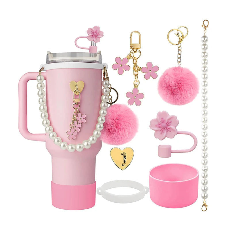 Compatible With Stanley Cup Accessories Set, Stanley Accessories 40 Oz, Accesorios Stanley With Food-Grade Stanley Straw Cover