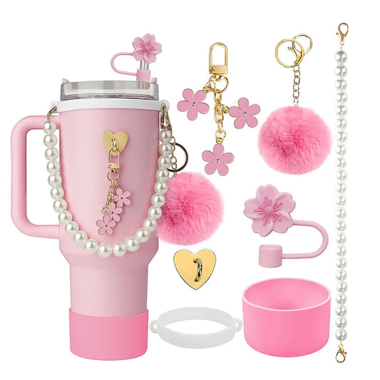 Compatible With Stanley Cup Accessories Set, Stanley Accessories 40 Oz, Accesorios Stanley With Food-Grade Stanley Straw Cover