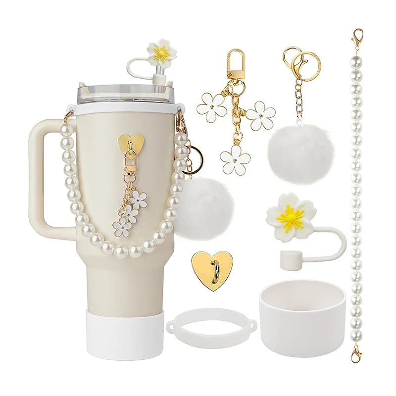 Compatible With Stanley Cup Accessories Set, Stanley Accessories 40 Oz, Accesorios Stanley With Food-Grade Stanley Straw Cover