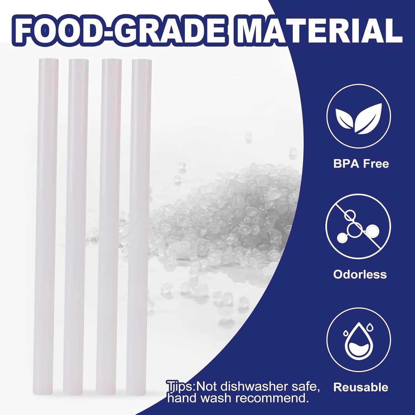 Straws for 16oz Owala Kids Freesip Water Bottle, Replacement Straws for Owala 16 OZ, with Cleaning Brush